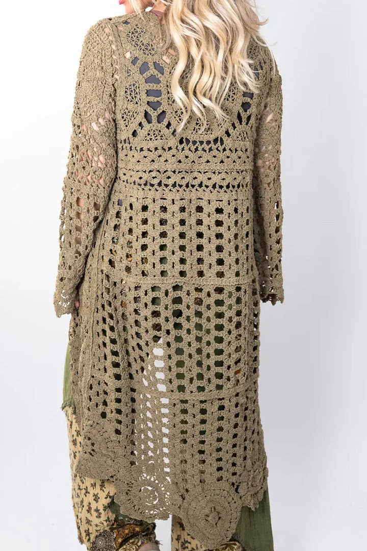 Maya | Damski sweter szydełkowy o luźnym kroju w stylu boho, lekki i stylowy - Image 7