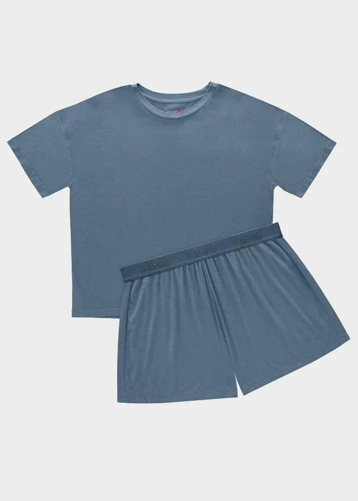 Micah | Damski 2-częściowy komplet loungewear z oversize T-shirtem - Image 10