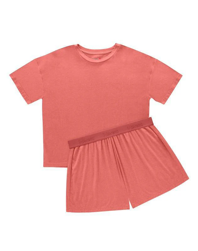 Micah | Damski 2-częściowy komplet loungewear z oversize T-shirtem - Image 11