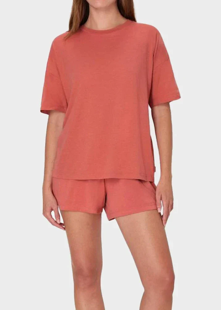 Micah | Damski 2-częściowy komplet loungewear z oversize T-shirtem - Image 3