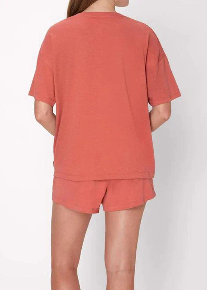 Micah | Damski 2-częściowy komplet loungewear z oversize T-shirtem - Image 5