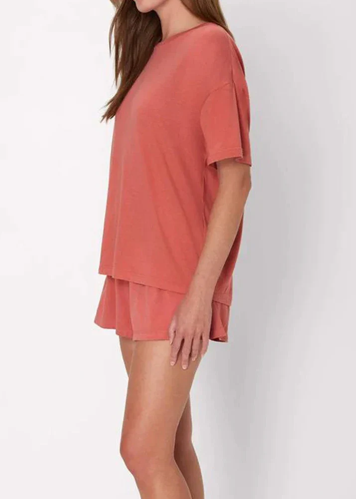 Micah | Damski 2-częściowy komplet loungewear z oversize T-shirtem - Image 7