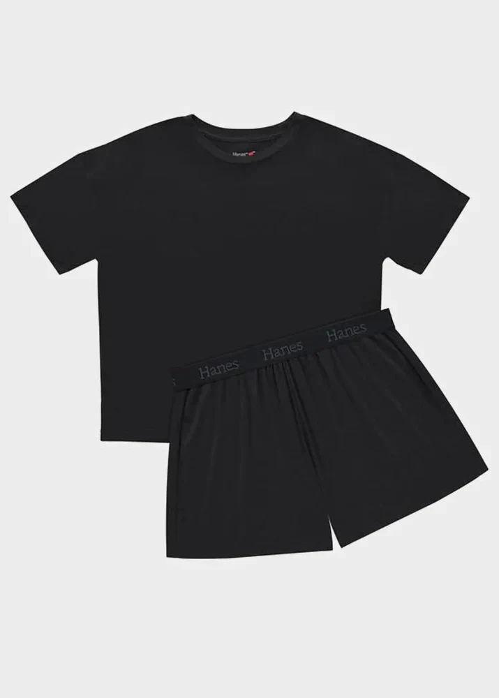 Micah | Damski 2-częściowy komplet loungewear z oversize T-shirtem - Image 8