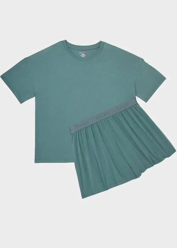 Micah | Damski 2-częściowy komplet loungewear z oversize T-shirtem - Image 9