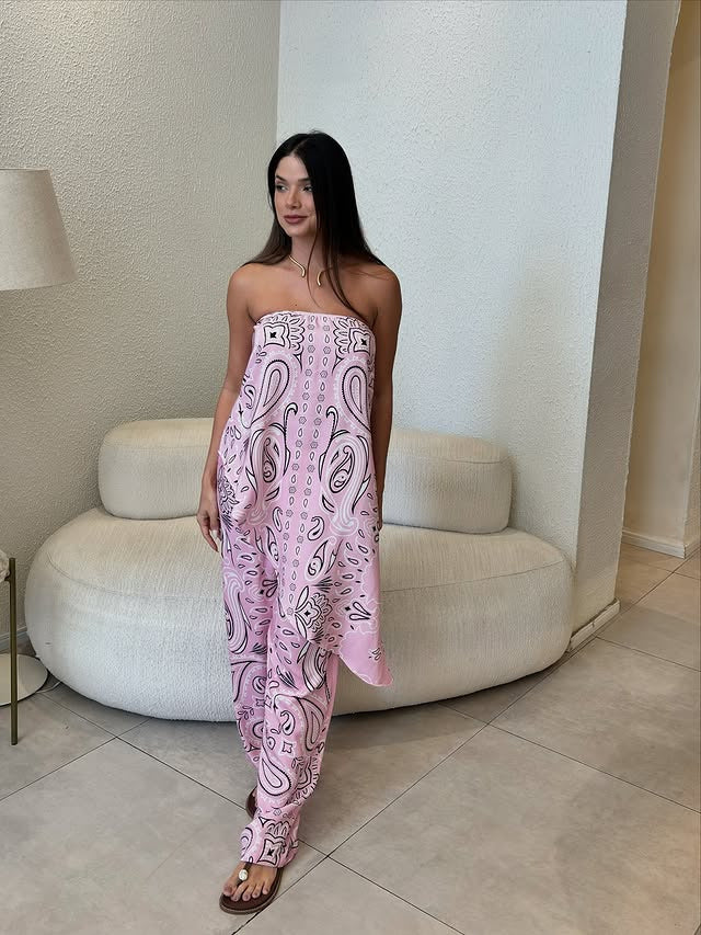 Nena | kombinezon damski o luźnym kroju z modnym wzorem, casualowy i stylowy - Image 11