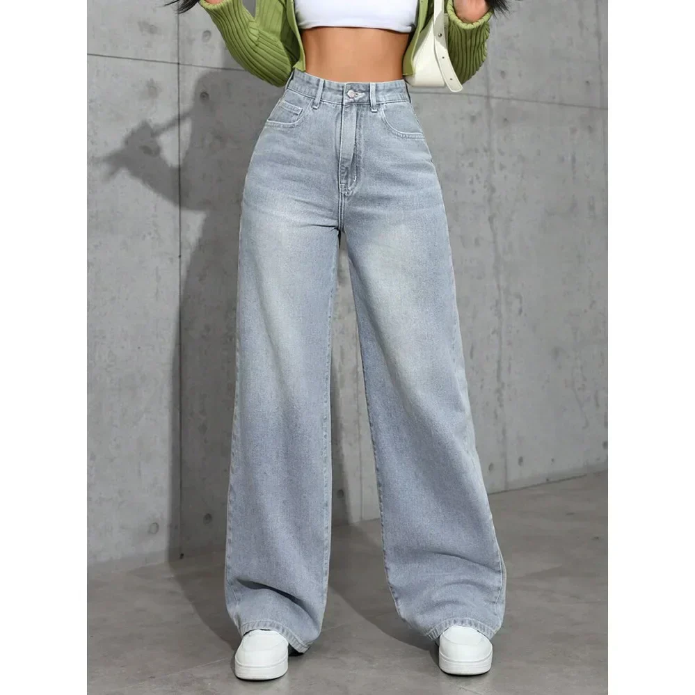 Netty | jeansy damskie wide-leg, modne i stylowe spodnie o szerokich nogawkach - Image 8