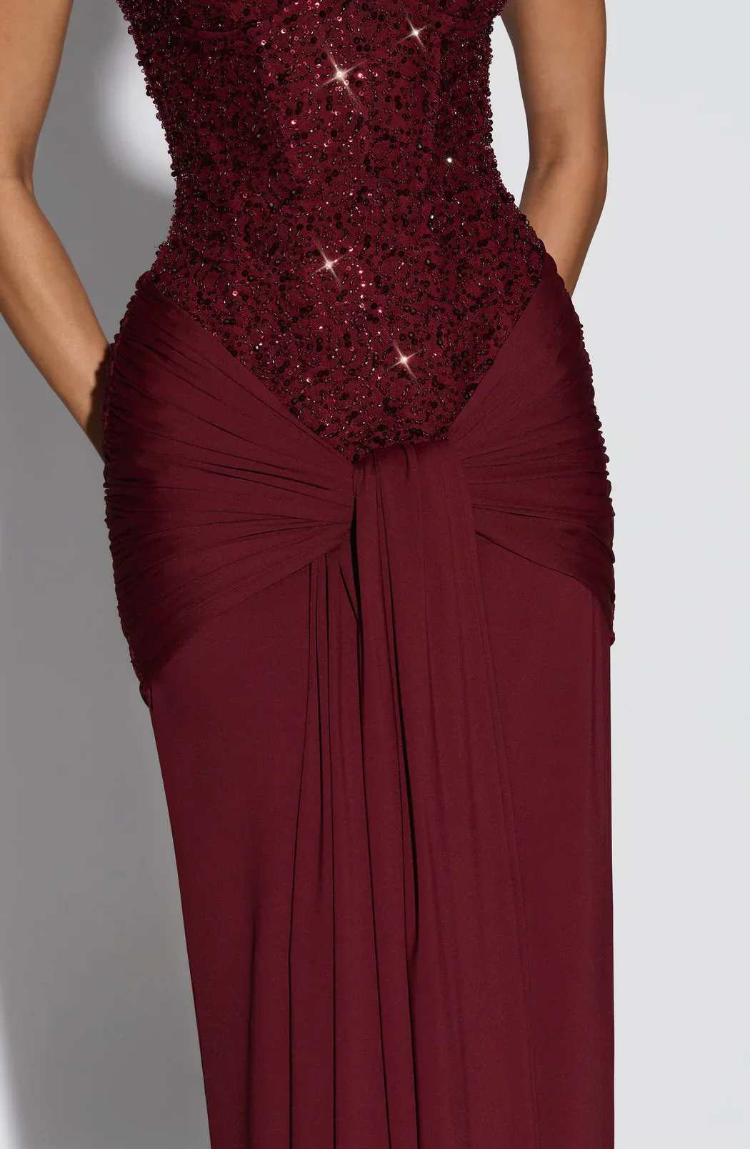 Penny | Sukienka maxi damska bez ramiączek w eleganckim, wieczorowym stylu - Image 7