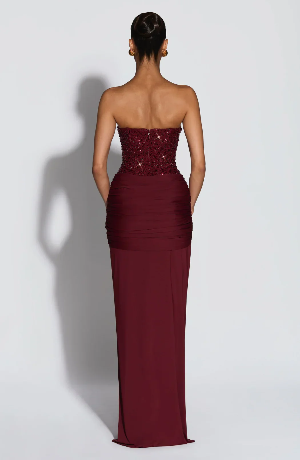 Penny | Sukienka maxi damska bez ramiączek w eleganckim, wieczorowym stylu - Image 9