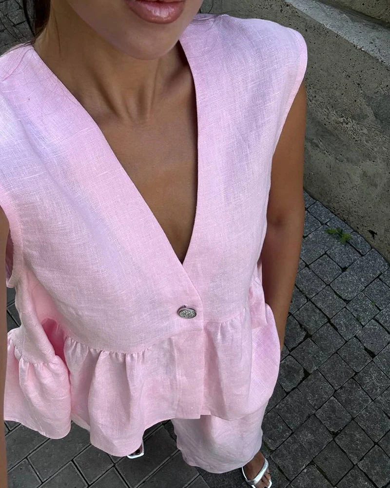 Persis | Komplet damski casual z topem na ramiączkach - Image 12
