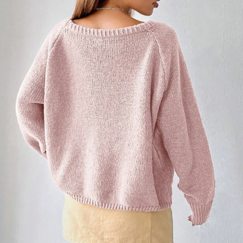 Randy | Damski sweter off-shoulder, ciepły elegancki модny - Image 4
