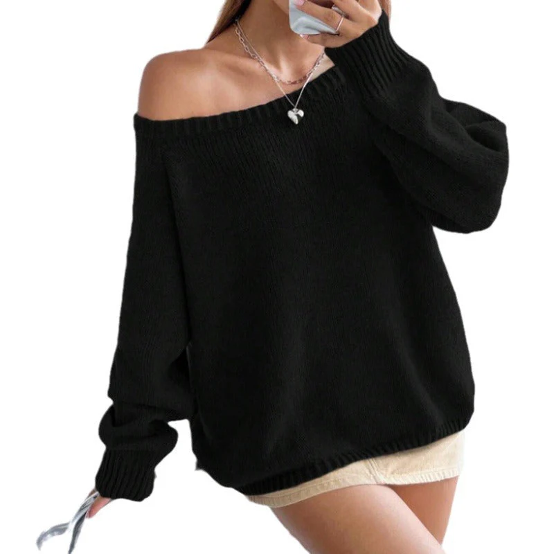 Randy | Damski sweter off-shoulder, ciepły elegancki модny - Image 6