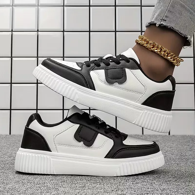 Riley | sneakersy damskie na platformie z kolorowymi blokami - Image 7