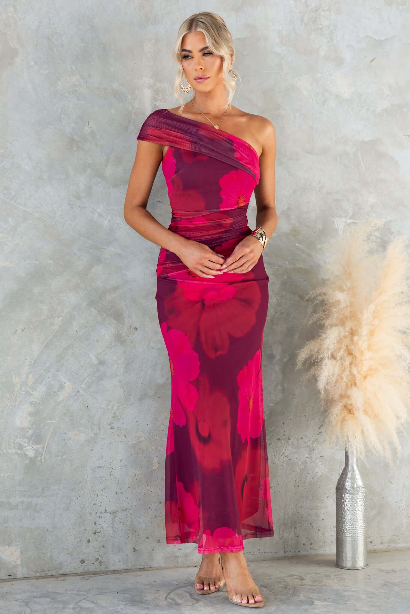 Roberta | Sukienka maxi damska z rozcięciem w eleganckim stylu wieczorowym - Image 5