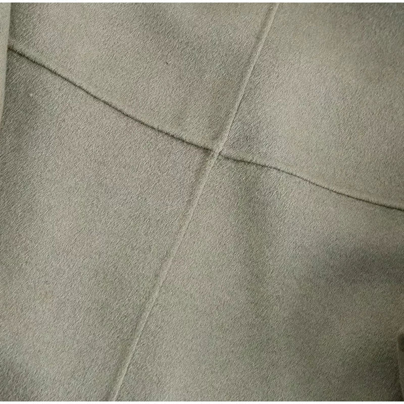 Rosalie – damski, elegancki płaszcz w stylu streetwearowym z kapturem - Image 11