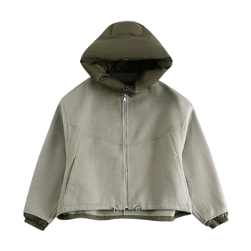 Rosalie – damski, elegancki płaszcz w stylu streetwearowym z kapturem - Image 6