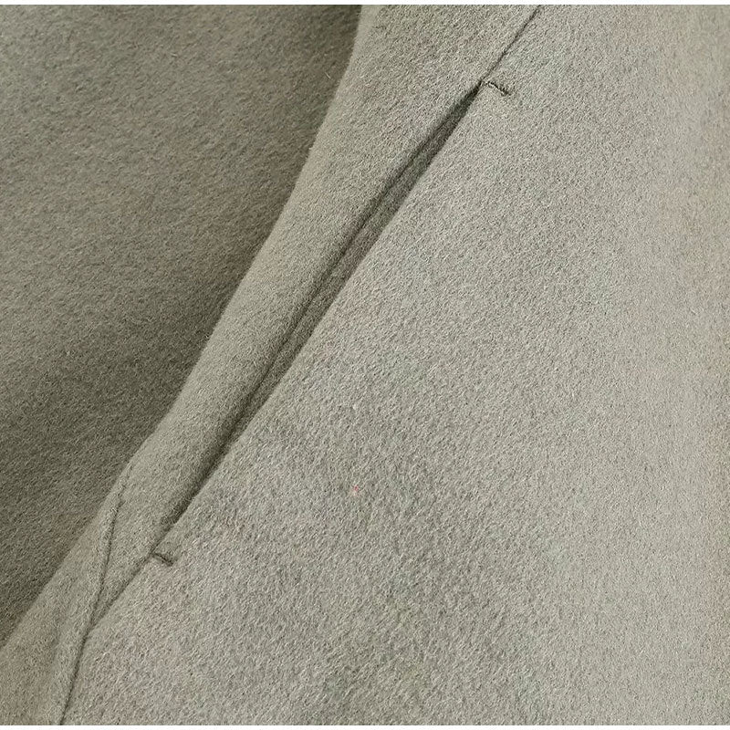 Rosalie – damski, elegancki płaszcz w stylu streetwearowym z kapturem - Image 8