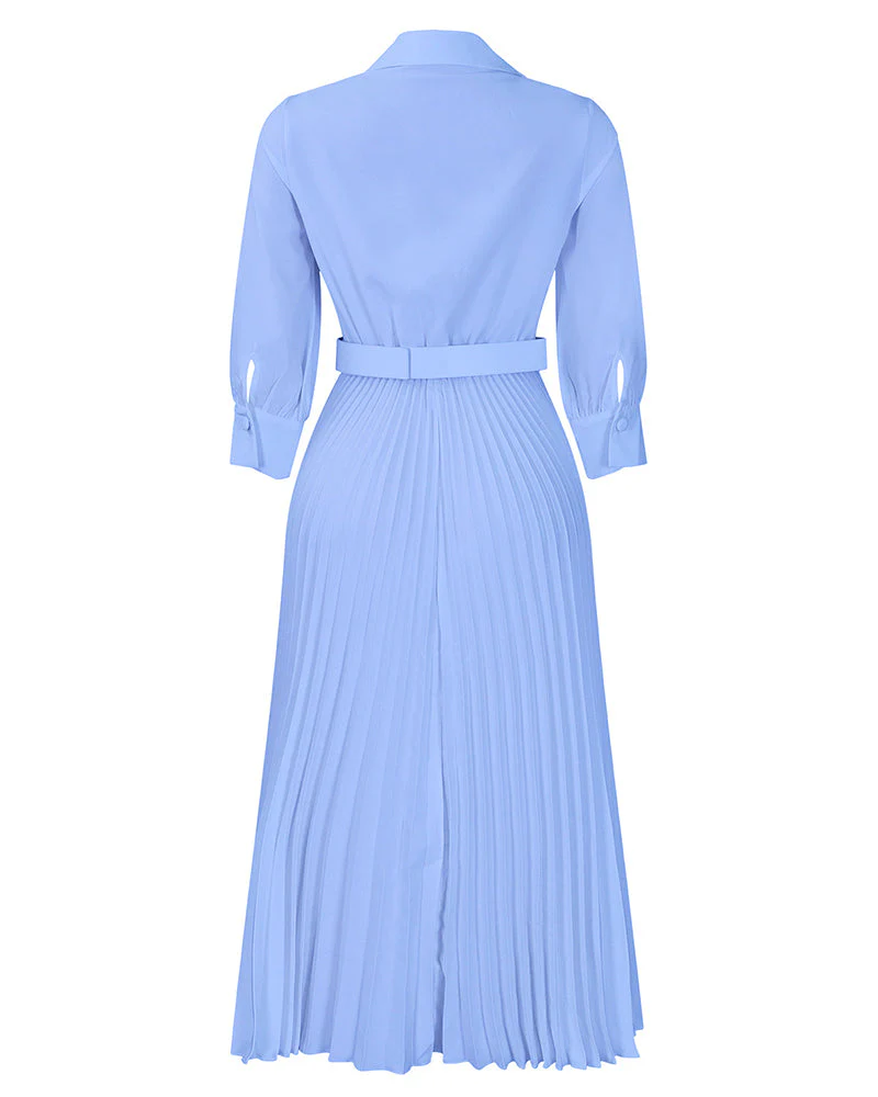 Rosalyn | Sukienka maxi damska plus size z dekoltem w serek - Image 8