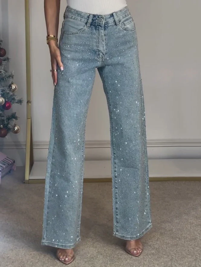 Shania | Jeansy damskie z wysokim stanem w eleganckim stylu - Image 2