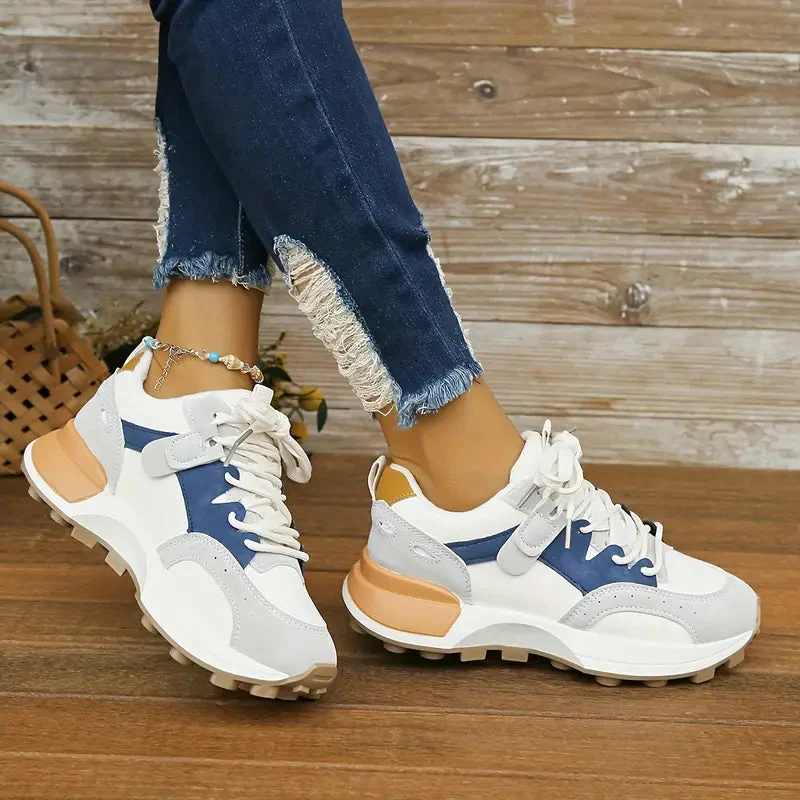 Stylowe damskie sneakersy ortopedyczne, komfortowe i modne - Image 2