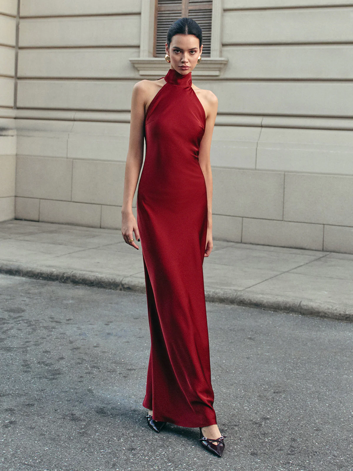 Teresa | Sukienka wieczorowa z odkrytymi plecami i wiązaniem, elegancka zmysłowa - Image 6