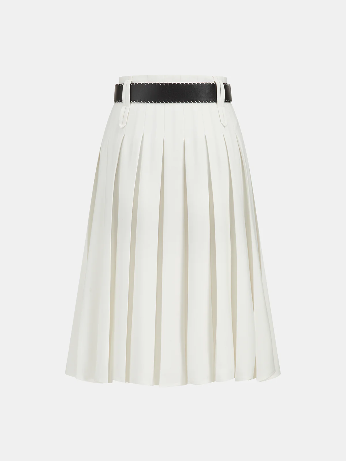 Tigerlily | Spódnica midi plisowana z paskiem w talii, elegancki fason - Image 2