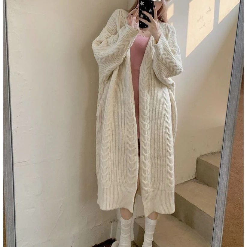 Ursula | Kardigan damski długi w stylu oversize, jesienno-zimowy - Image 3