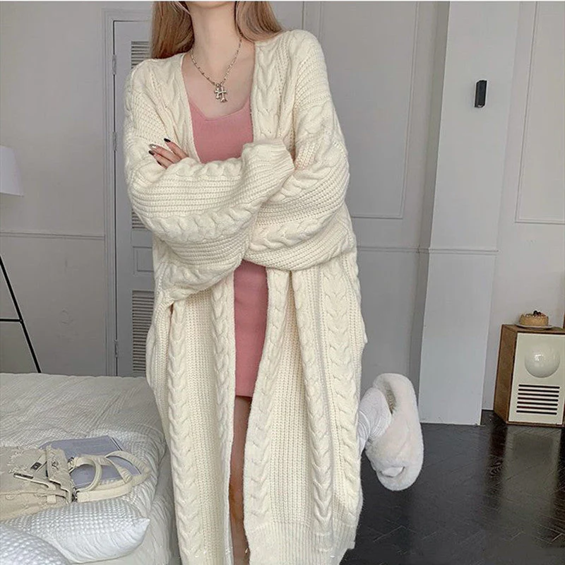 Ursula | Kardigan damski długi w stylu oversize, jesienno-zimowy - Image 6