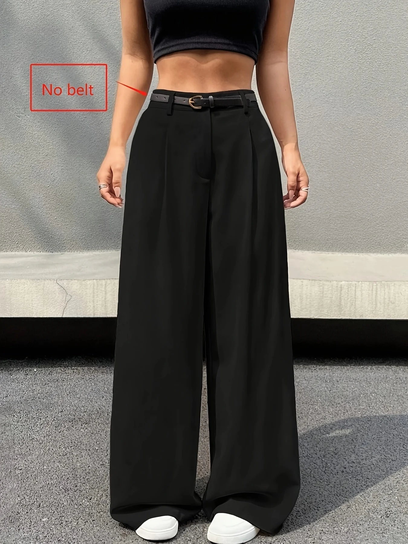 Valenora | Hoge taille broek met wijde pijpen voor dames - Image 2