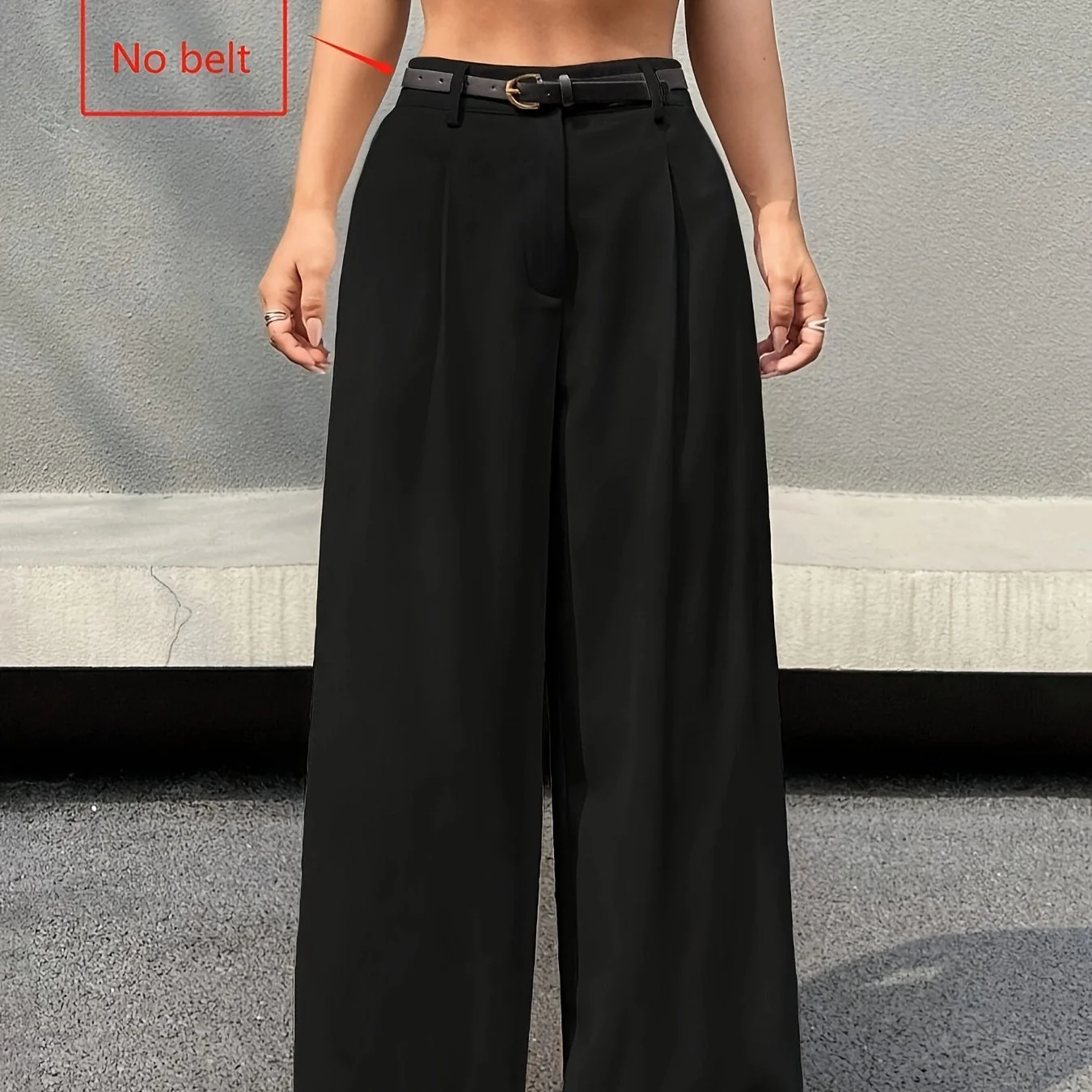 Valenora | Hoge taille broek met wijde pijpen voor dames - Image 5