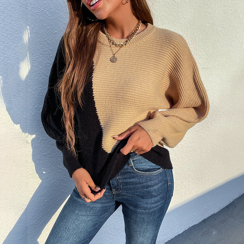 Vicky – modny, elegancki sweter damski z kontrastowym wykończeniem - Image 6