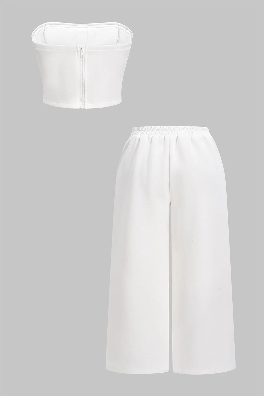 Wilma | Komplet elegancki z topem bez ramiączek, nowoczesny stylowy - Image 2