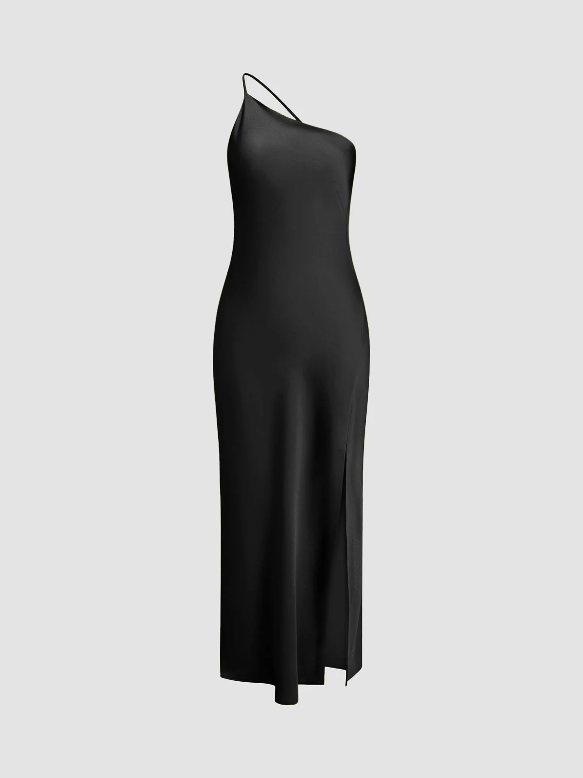 Winnie | Długa sukienka satynowa z odkrytymi plecami i rozcięciem, elegancki fason - Image 8